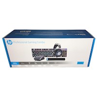 COMBO HP Gamer 4 en 1 (Teclado+Mouse+Audífonos+Mouse Pad) GM3000